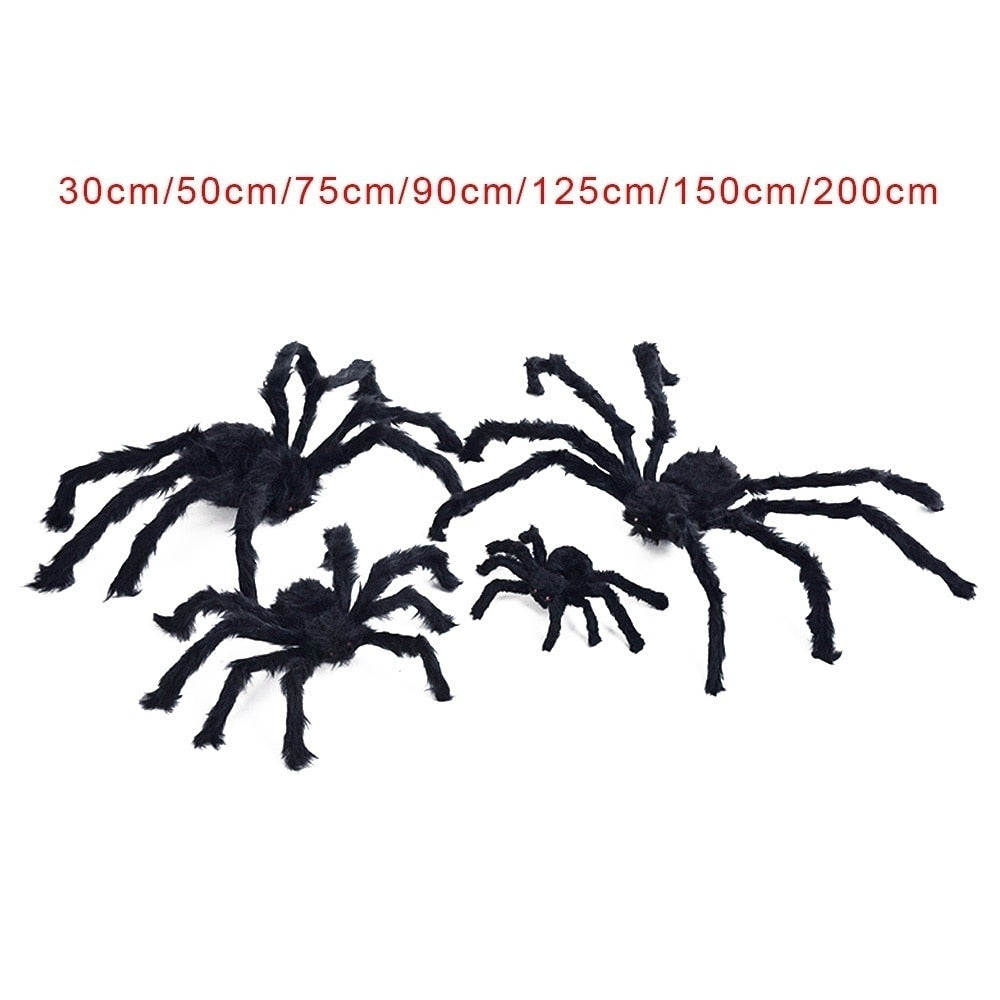 Black Spider Halloween Decoration Haunted House Prop Indoor Outdoor Giant Decorations