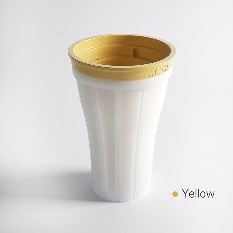Ice Cream Cup Food Grade Frozen Ice Block Mold Squeezing Cup Ice Cream Maker Ice Box Silicone Home Made Crushed Ice