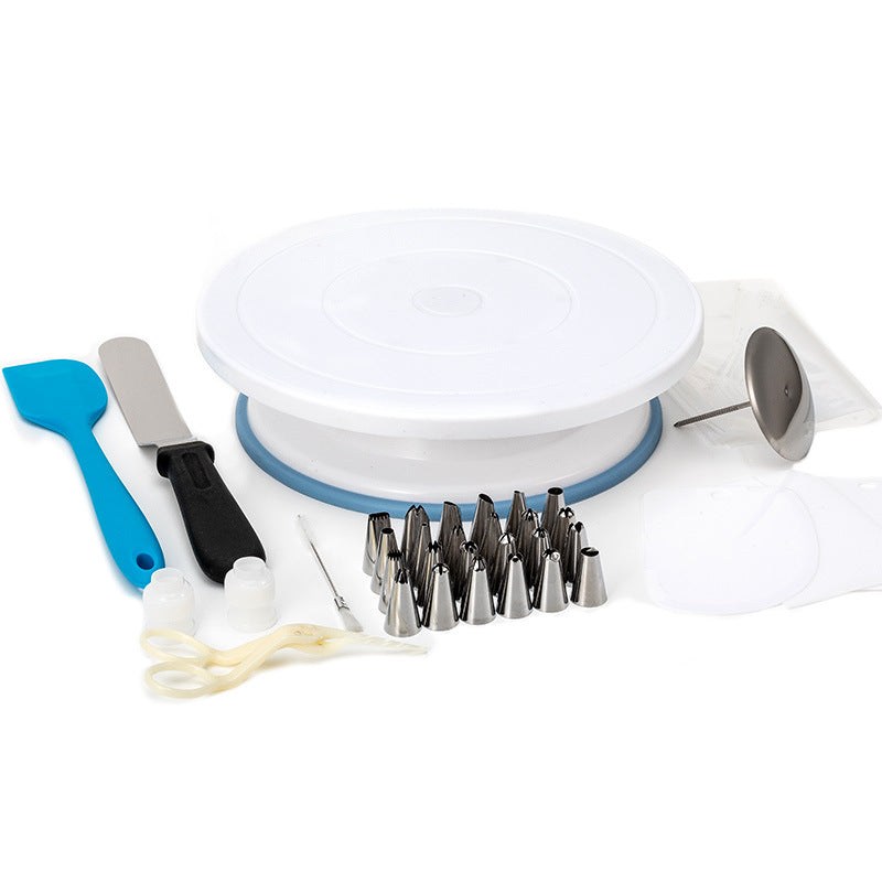 Baking Set Baking Tools 45 Piece Package Cake Making Piping Mouth Turntable Set Turntable