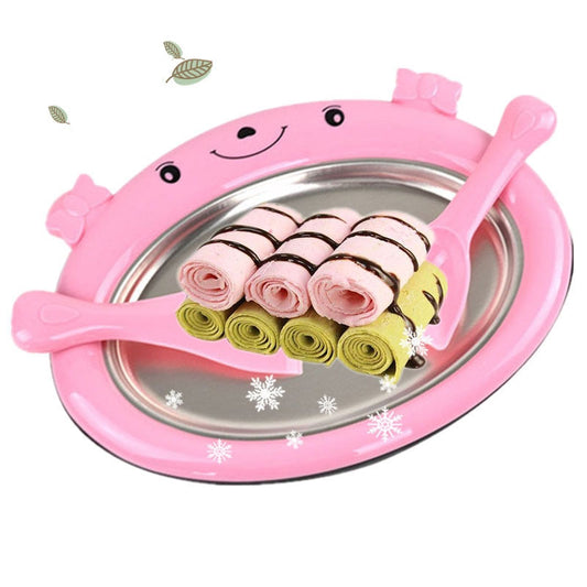 Mini Cartoon Ice Cream Maker Fried Yogurt Machine Summer Cool Ice Make Ice Cream Roll Machine For Kids
