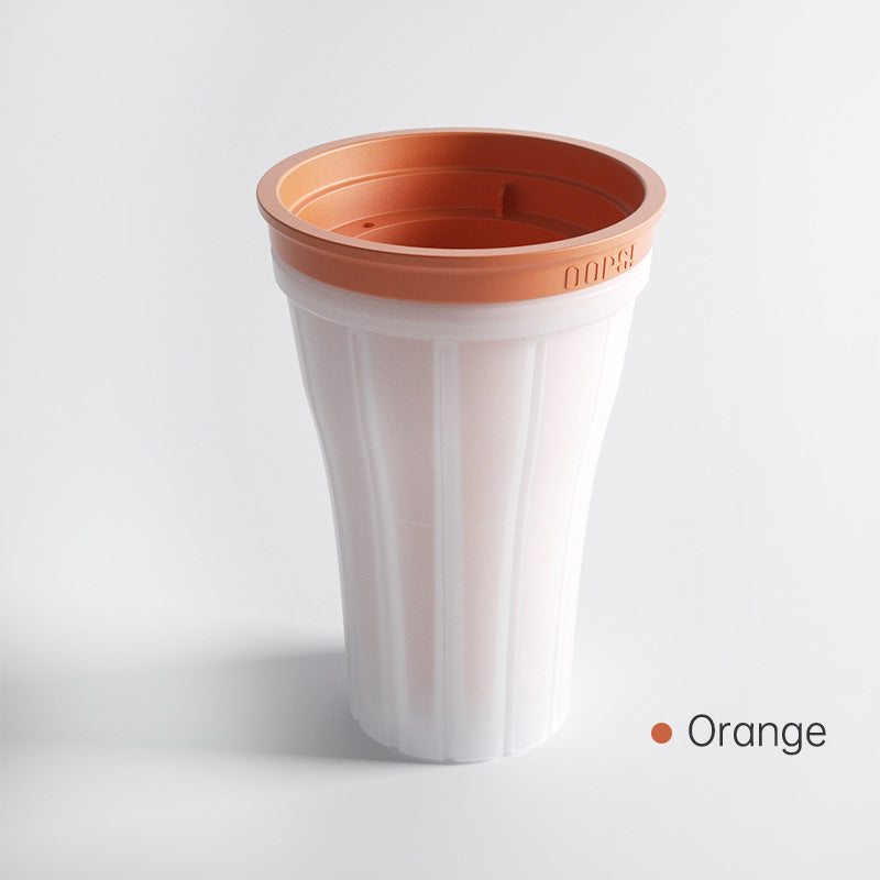 Ice Cream Cup Food Grade Frozen Ice Block Mold Squeezing Cup Ice Cream Maker Ice Box Silicone Home Made Crushed Ice