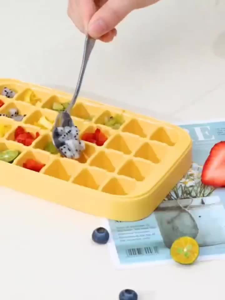 Ice Cube Mold Ice Silicone Ice Grid Home Ice Storage Ice Box Ice Cube Making Ice Mold