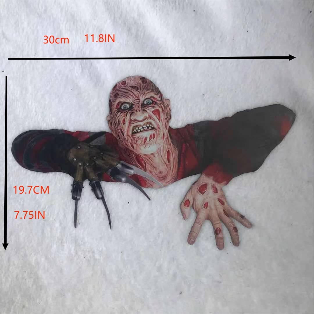 Ruby's Elm Street Nightmare Freddy Krueger Tomb Walker Decor Halloween Christina Horror Decoration Flat wall hanging
