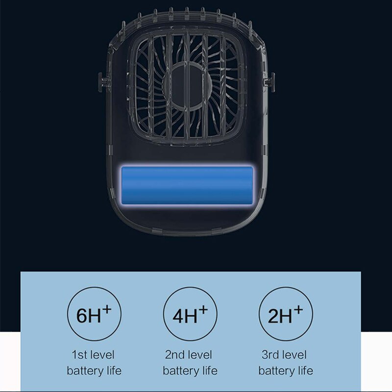 NEW USB Portable Fan, wireless hanging neck fan, compact and convenient air cooler