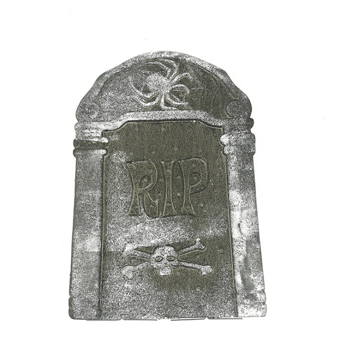 Halloween foam tombstone decoration haunted house RIP Stone  Grisly Props Party Decor Skeleton Tombstone Yard Decoration