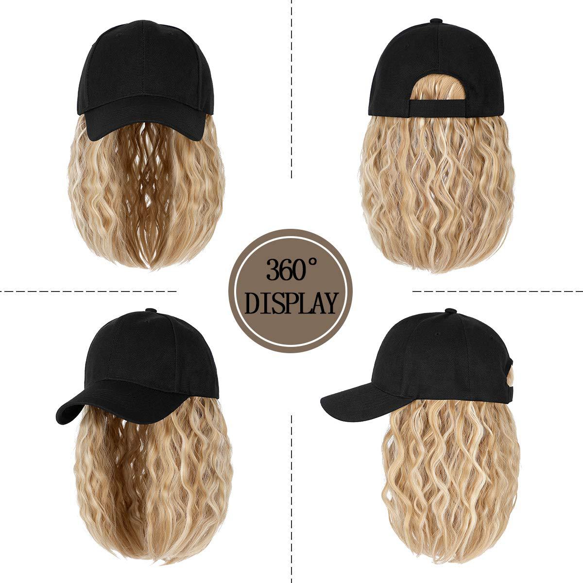 Synthetic wig Women's hooded wig European and American personalized wool roll wig