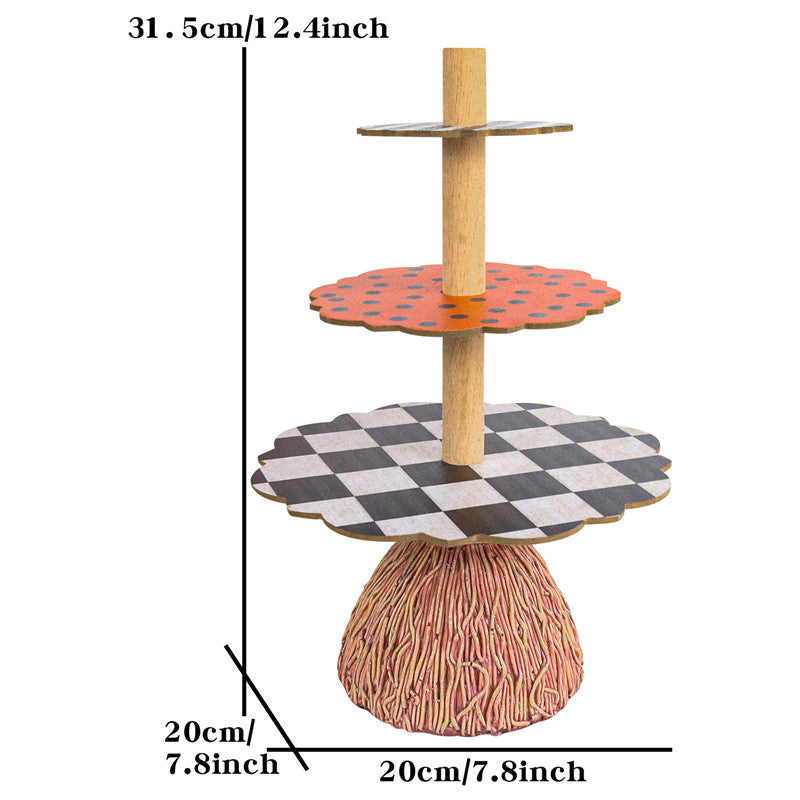 Halloween Broom Table Tree Root Ornaments Creative Commemorative Home Decoration Ornaments
