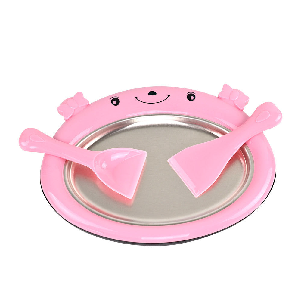 Mini Cartoon Ice Cream Maker Fried Yogurt Machine Summer Cool Ice Make Ice Cream Roll Machine For Kids
