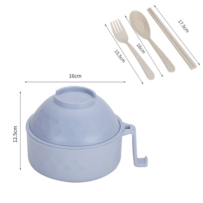 Instant noodles bowl bamboo fiber Lamian Noodles bowl dining hall tableware set