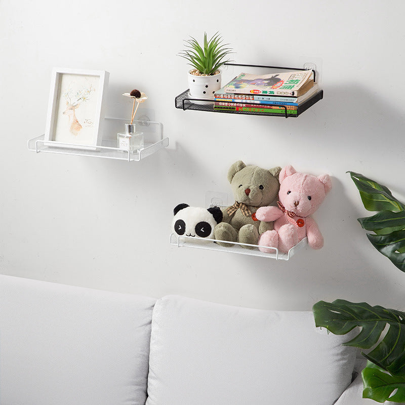 Router Shelf TV Set-Top Box Shelf Wall Perforation Free Wall Bracket Wifi Storage Box Bracket