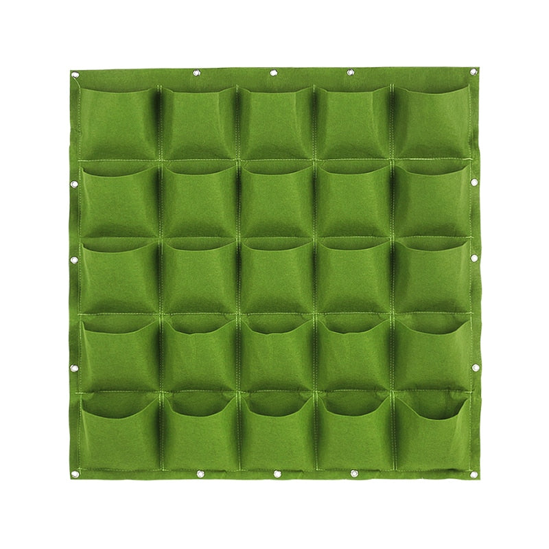 Wall Hanging Planting Bags 4/9/18/49/72 Pockets Green Grow Bag Planter Vertical Garden Vegetable Living Garden Bag Home Supplies