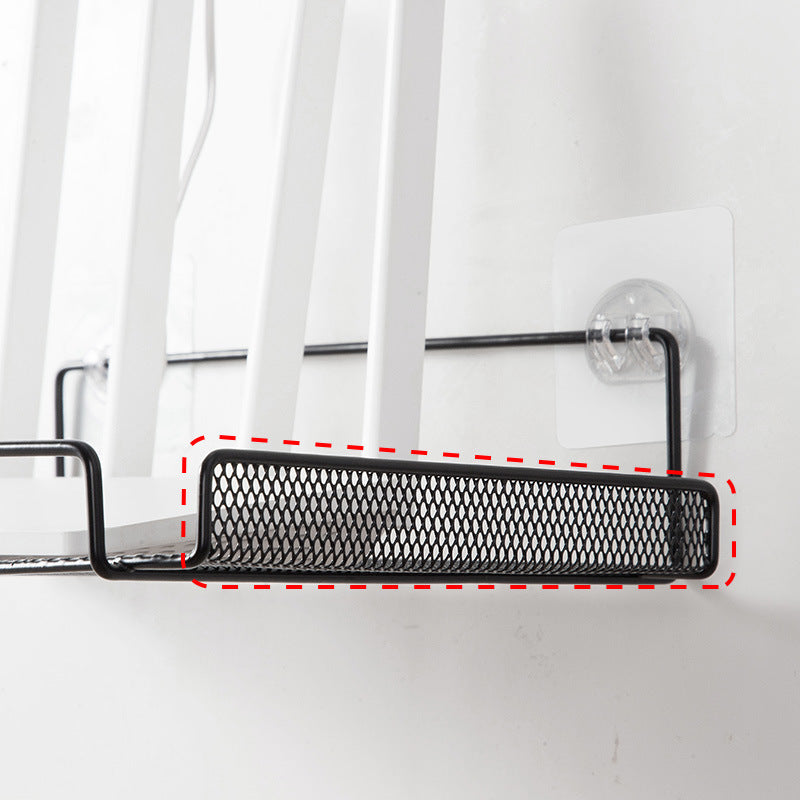 Router Shelf TV Set-Top Box Shelf Wall Perforation Free Wall Bracket Wifi Storage Box Bracket