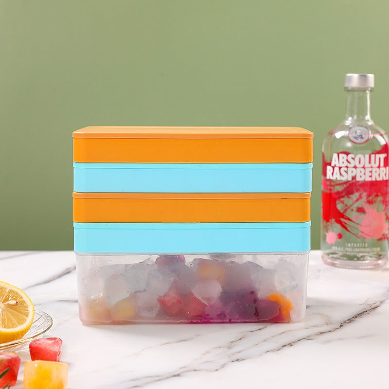 Ice Cube Mold Ice Silicone Ice Grid Home Ice Storage Ice Box Ice Cube Making Ice Mold