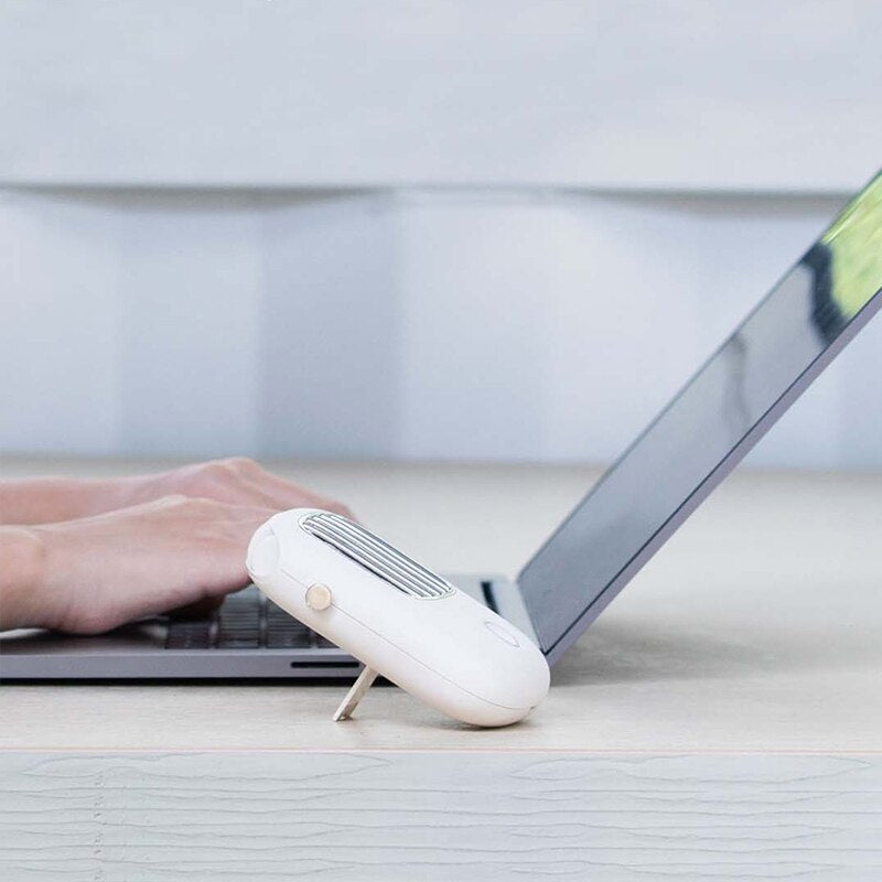 NEW USB Portable Fan, wireless hanging neck fan, compact and convenient air cooler