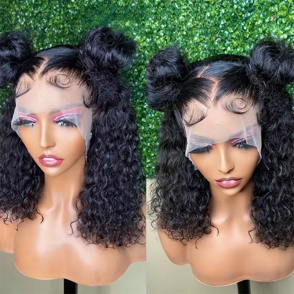 13x4 Lace Front Wig Deep Curled Human Hair